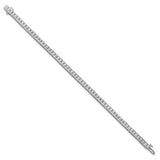 Princess Cut 7.00 ct. TCW Lab Grown Diamond Tennis Bracelet in 14K White or Yellow Gold