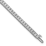 Princess Cut 7.00 ct. TCW Lab Grown Diamond Tennis Bracelet in 14K White or Yellow Gold