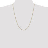 1.3mm Box Chain in 14K Yellow Gold