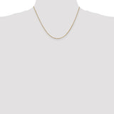 1.3mm Box Chain in 14K Yellow Gold