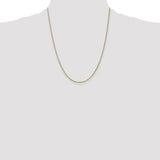 1.3mm Box Chain in 14K Yellow Gold