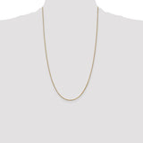 1.3mm Box Chain in 14K Yellow Gold