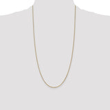 1.3mm Box Chain in 14K Yellow Gold