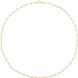 302® Fine Jewelry 1.6mm Twisted Herringbone Chain in 14K Yellow Gold