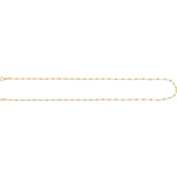 302® Fine Jewelry 1.6mm Twisted Herringbone Chain in 14K Yellow Gold