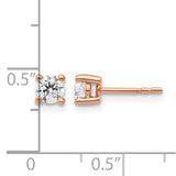 .50 ct. TCW 14K Gold Round Brilliant Cut Lab Grown Diamond Stud Earrings