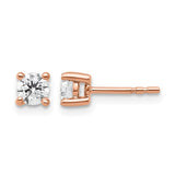 .50 ct. TCW 14K Gold Round Brilliant Cut Lab Grown Diamond Stud Earrings