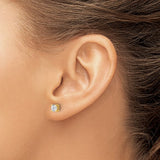 .50 ct. TCW 14K Gold Round Brilliant Cut Lab Grown Diamond Stud Earrings