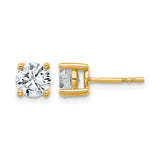 1.50 ct. TCW Round Brilliant Lab Grown Diamond Stud Earrings in 14K Gold - Roxx Fine Jewelry
