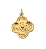 First Holy Communion Medal or Necklace in 14K Yellow Gold or Sterling Silver - Roxx Fine Jewelry