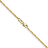 1.5mm Gold Filled Curb Chain 16", 18" or 20" - Roxx Fine Jewelry