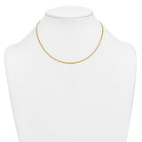 1.5mm Gold Filled Curb Chain 16", 18" or 20" - Roxx Fine Jewelry