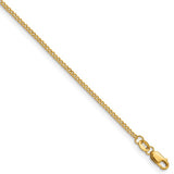 1.5mm Gold Filled Curb Chain 16", 18" or 20" - Roxx Fine Jewelry
