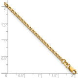 2.3mm Gold Filled Curb Chain 16", 18" or 20" - Roxx Fine Jewelry