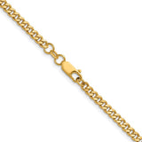 3.5mm Gold Filled Curb Chain 16", 18" or 20" - Roxx Fine Jewelry