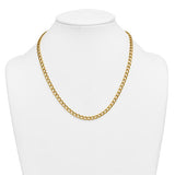 5.25mm Gold Filled Curb Chain 16", 18" or 20" - Roxx Fine Jewelry