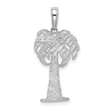 Tropical Palm Tree Pendant 3 Styles in 14K Gold