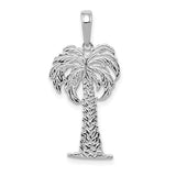 Tropical Palm Tree Pendant 3 Styles in 14K Gold