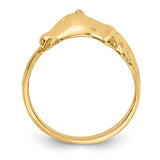 Whimsical Horsehead Ring in 14K Yellow Gold