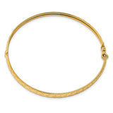 Poppy Design 7.50mm Hinged Bangle Bracelet in 14K Yellow Gold