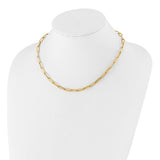 Rettangolo 4.5 Paperclip Link Chain Necklaces or Bracelets in 14K Yellow Gold