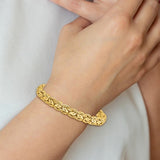 8mm Byzantine Bracelet in 14K Yellow Gold