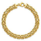 8mm Byzantine Bracelet in 14K Yellow Gold