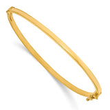 3mm Hinged Bangle Bracelet in 14K Yellow Gold