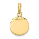 St. Christopher Medal 4 Sizes in 14K Yellow Gold