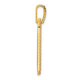 True Origin® Dog Tag .79 Ct. TCW Diamond Outline Cross Pendant in 14K White or Yellow Gold