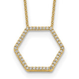 True Origin® Hexagon Diamond Necklace