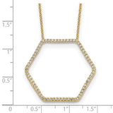 True Origin® Hexagon Diamond Necklace