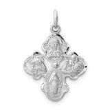 Gothic Four-Way Cross Pendant in Sterling Silver - Roxx Fine Jewelry