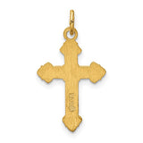 INRI Crucifix Necklace 24K Yellow Gold Plated