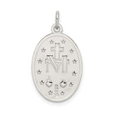 Miraculous Medal Gold Plated or Sterling Silver Oval 24 x 13mm - Roxx Fine Jewelry