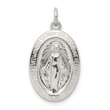Miraculous Medal Gold Plated or Sterling Silver Oval 24 x 13mm - Roxx Fine Jewelry