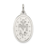 Miraculous Medal Gold Plated or Sterling Silver Oval 29 x 15mm - Roxx Fine Jewelry