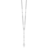 Sterling Silver Bead 18" Rosary Necklace