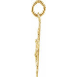 Small Youth Crucifix Pendant in 14K Yellow Gold - Roxx Fine Jewelry