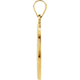 St. Christopher Medal Round in 3 Sizes in 14K Gold - Roxx Fine Jewelry