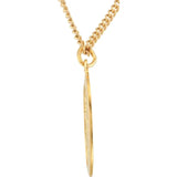 St. Christopher Medal Necklace 24K Yellow Gold Plated - Roxx Fine Jewelry