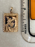 St. Michael the Archangel Pendant in 14K Yellow Gold