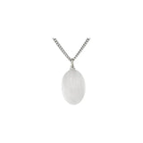 St. Christopher Medal Necklace Oval Shaped in .925 Sterling Silver - Roxx Fine Jewelry