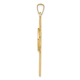 St. Joseph Cross Pendant in 14K Yellow Gold