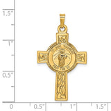 St. Jude Cross Pendant in 14K Yellow Gold