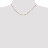 1.3mm Box Chain in 14K Rose Gold