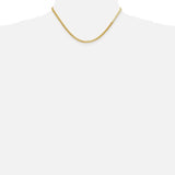 3mm Silky Herringbone Chain in 14K Yellow Gold