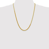 3mm Silky Herringbone Chain in 14K Yellow Gold