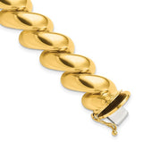 San Marco Bracelet 14mm in 14K Yellow Gold