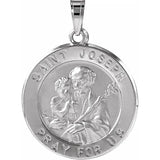 St. Joseph Medal in 14K Yellow Gold 3 Sizes